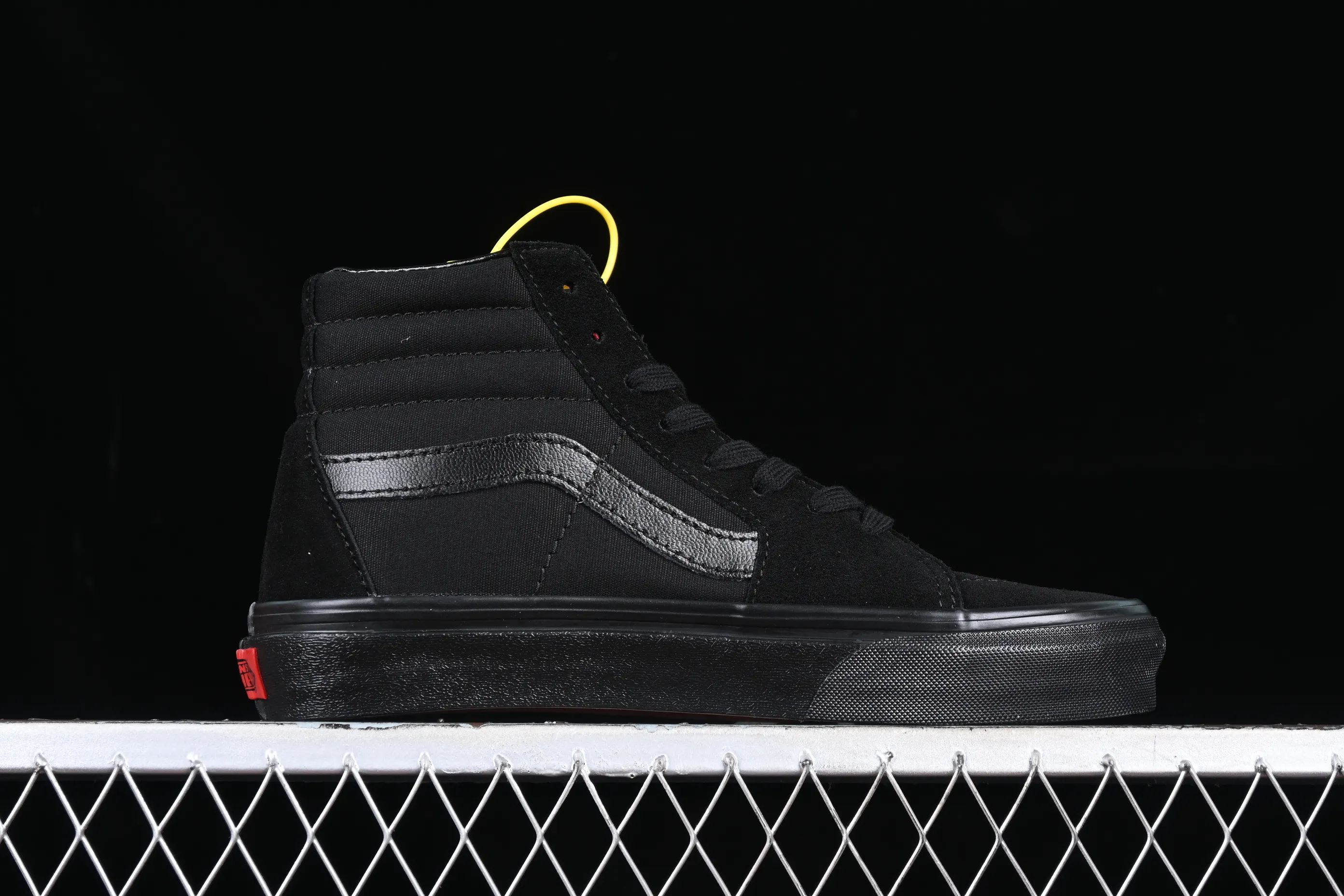 All categories Vans Vans series Vans Hi Vans high-top Vans Sk8-Hi Vans official Black Warrior high-top classic pure black casual canvas shoes VN000D5IBKA